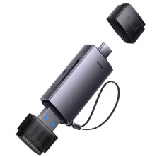 Кардрідер Baseus Lite Card Card Reader USB/Type-C, SD/TF Cards Сірий