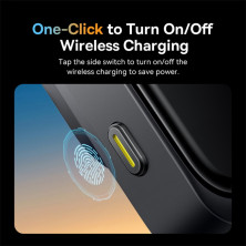 Беспроводное автомобильное зарядное устройство Baseus Wisdom Pro Auto Coil Alignment Air Outlet Version с технологией Qi 15W Черный