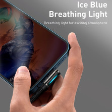 Кабель Baseus Legend Series Fast Charging Elbow Cable USB to Lightning 2.4A 1m Чорний