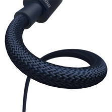 Кабель Baseus Explorer Series Auto Power-Off Fast Charging Data Cable Type-C to Type-C 100W 20V 5A 1m Синий