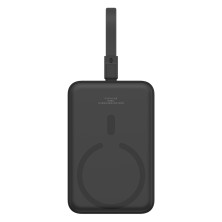 УМБ Baseus Magnetic Mini Wireless Fast Charge 10000mAh 20W 2.4A QC3.0+PD3.0 з функцією MagSafe та Qi 15W і iP 20W кабелем Чорний