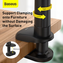 Держатель для телефона и планшета Baseus Otaku Life Rotary Adjustment Lazy Holder Серый