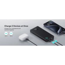 УМБ Baseus Airpow Lite 10000mAh 15W 3A USB+Type-C Чорний