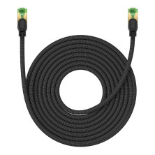 Кабель Baseus High Speed CAT8 RJ45 40Gigabit Network Ethernet Braided Cable Круглый 10m Черный