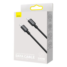 Кабель Baseus Superior Series Fast Charging Data Cable Type-C to Type-C 100W 20V 5A 2m Черный