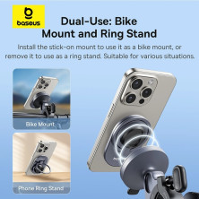 Тримач телефону на велосипед Baseus PrimeTrip Series Stick-on Type Bike Phone Mount Чорний