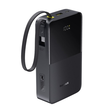 УМБ Baseus EnerFill FC51 Bipow2 Pro 20000mAh 22.5W 2.4A с технологией QC3.0+PD3.0 та Type-C кабелем 22.5W Черный