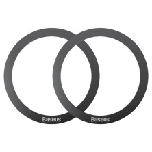Магнітне кільце Baseus Halo Series Magnetic Metal Ring функцією Magsafe набір 2 штуки Чорний