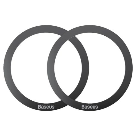 Магнітне кільце Baseus Halo Series Magnetic Metal Ring функцією Magsafe набір 2 штуки Чорний