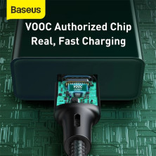Кабель Baseus Cafule Cable Suppport VOOC USB to Type-C 100W 20V 5A 1m Чорний