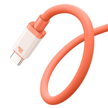 Кабель Baseus 0℃ Series Fast Charging Data Cable USB to Type-C 100W 20V 5A 1m Помаранчевий