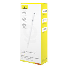 Стилус Baseus Smooth Writing 3 3-in-1 Passive Stylus Non-magnetic Version Белый