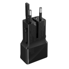 Сетевое зарядное устройство Baseus Universal Conversion PPS QC3.0+PD3.0 18W USB+Type-C 3A Универсальное Черный