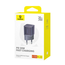 Сетевое зарядное устройство Baseus GaN5S Fast Charger 1C PD3.0 30W Type-C 3A Фиолетовый