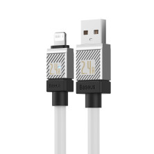 Кабель Baseus CoolPlay Series Fast Charging Cable USB to Lightning 2.4A 2m Білий