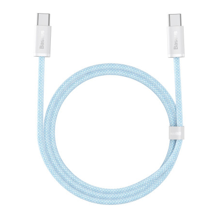 Кабель Baseus Dynamic Series Fast Charging Data Cable Type-C to Type-C 100W 20V 5A 1m Синій