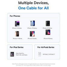 Кабель Baseus Display 2 Series Fast Charging Data Cable Type-C to Lightning PD 20W 1m Черный