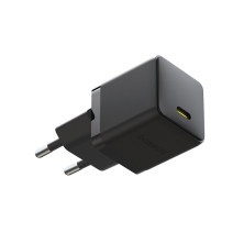 Сетевое зарядное устройство Baseus Palm Fast Charger 1C PD3.0 30W Type-C 3A  + Кабель Type-C to Type-C 60W 20V/3A 1м Черный