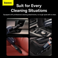 Автомобильный пылесос Baseus A7 Car Vacuum Cleaner 90 Вт 6000 Па Черный