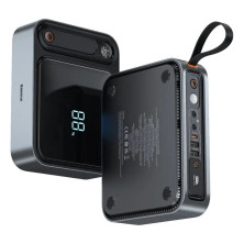 Пускозарядний пристрій Бустер Baseus Super Energy Ultra Car Jamp Starter 3in1 12V 26800mAh 3000A з функцією Павербанка 100W 20V/5A та LED ліхтарика Чорний