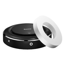 Ароматизатор в машину Baseus Metal Fabric Aroma Holder и 4 арома-картриджа Черный