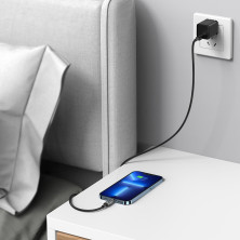 Кабель Baseus Explorer Series Auto Power-Off Fast Charging Data Cable Type-C to Lightning PD 20W 2m Синий