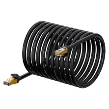 Кабель Baseus High Speed CAT7 Seven Types RJ45 10Gigabit Network Cable Ethernet Круглый 30m Черный