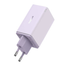 Сетевое зарядное устройство Baseus GaN6 Pro 65W 2USB+2Type-C + кабель Baseus Type-C to Type-C 100W 20V/5A 1м Фиолетовый