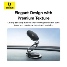 Автодержатель для телефона магнитный Baseus MagPro Series II Magnetic Car Mount на торпедо Черный