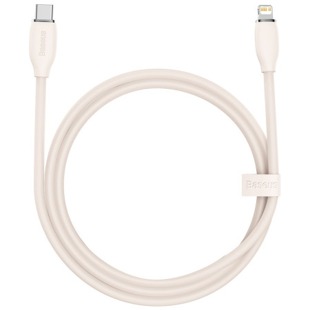 Кабель Baseus Jelly Liquid Silica Gel Fast Charging Data Cable Type-C to Lightning PD 20W 1.2m Рожевий