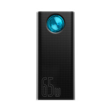 УМБ Baseus Amblight 30000mAh 65W 6A з технологією QC3.0 + PD3.0 + кабель Baseus Xiaobai series Type-C to Type-C 100W 20V/5A 1м Чорний