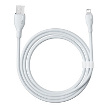 Кабель Baseus Pudding Series Fast Charging Data Cable USB to Lightning 2.4A 2m Білий