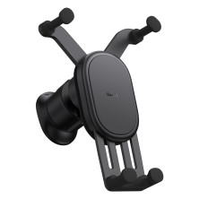 Бездротовий автомобільний зарядний пристрій Baseus Stable Gravitational Wireless Charging Car Mount Pro з технологією Qi 15W Чорний