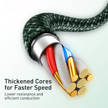 Кабель Baseus Dynamic 2 Series Fast Charging USB to Lightning 2.4A 1m Зелений