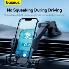 Автотримач для телефона Baseus UltraControl Go Series Clamp-Type Phone Holder Suction Cup Version на торпедо Чорний