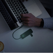 USB-хаб Baseus 5in1 Multi-functional 5-Port Type-C HUB Adapter Type-C to USB3.0*3, Type-C(PD)*1, 4KHDMI Серый