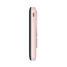 УМБ Baseus Magnetic Bracket 3in1 10000mAh 20W 3A QC3.0+PD3.0 с Беспроводной зарядкой Qi 15W Розовый