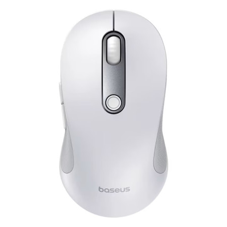 Бездротова мишка Baseus F02 Ergonomic Wireless Mouse 2.4G/BT5.2 1000-1600-2000-2400-4000dpi Білий