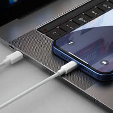 Кабель Baseus Simple Wisdom Series Fast Charging Data Cable Type-C to Lightning PD 20W 1.5m Набор 2 шт Белый