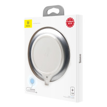 Беспроводное зарядное устройство Baseus Metal Wireless Charger с технологией Qi 10W Серебристый