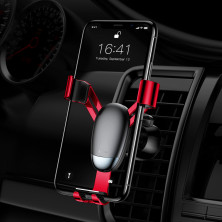 Автодержатель для телефона Baseus Mini Gravity Holder Красный