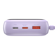 УМБ Baseus Q Pow 20000mAh 22.5W 5A с технологией QC3.0+PD3.0 и Type-C кабелем 22.5W Фиолетовый