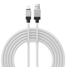 Кабель Baseus CoolPlay Series Fast Charging Cable USB to Lightning 2.4A 2m Білий