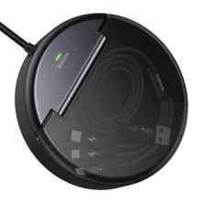 Кабель станція для зарядки Baseus Car Sharing Charging Station 6-in-1 USB to Lightning+Type-C+MicroUSB 3А 1m Чорний