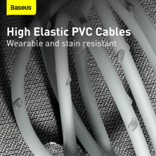 Кабель Baseus Simple Wisdom Series Fast Charging Data Cable Type-C to Lightning PD 20W 1.5m Набор 2 шт Белый
