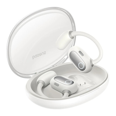 Бездротові навушники відкритого типу Baseus Eli Sport 1 Open-Ear Wireless TWS Earbuds IPX4 Білий