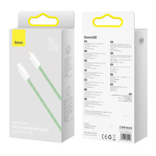 Кабель Baseus Dynamic Series Fast Charging Data Cable Type-C to Lightning PD 20W 1m Зелений
