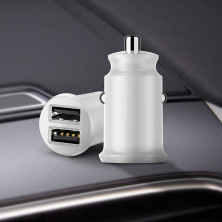 Автомобильное зарядное устройство Baseus Grain 2USB 3.1A Белый