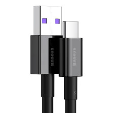 Кабель Baseus Superior Series Fast Charging Data Cable USB to Type-C 66W 11V 6A 1m Черный