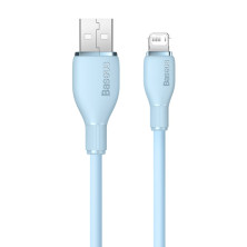 Кабель Baseus Pudding Series Fast Charging Data Cable USB to Lightning 2.4A 1.2m Голубой